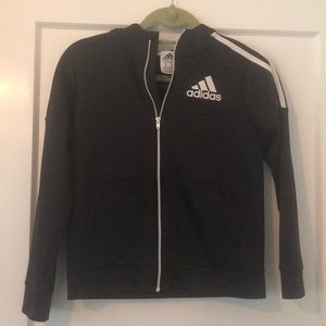 NWOT Adidas Girls Zip Hoodie.